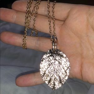 Gold Leaf with Necklace🤑